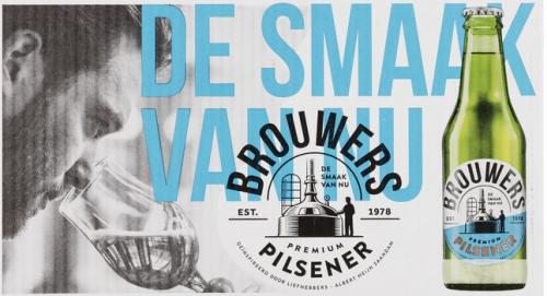 Brouwers Pilsener doos met 24 flesjes van 25cl